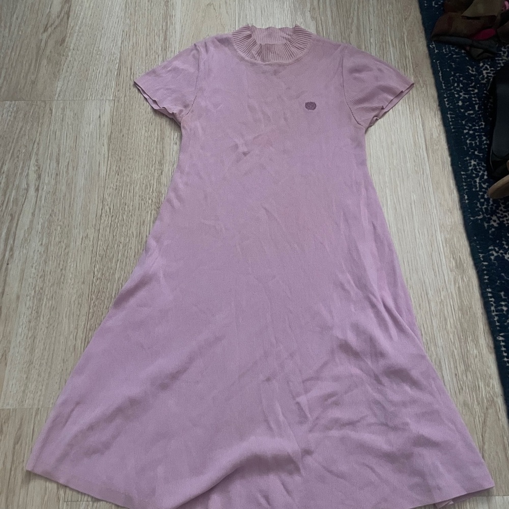 UNIF Soft Pink Midi Dress